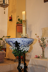 matrimonio, bautismo, comunión, Iglesia, Pascual, flor, decoración