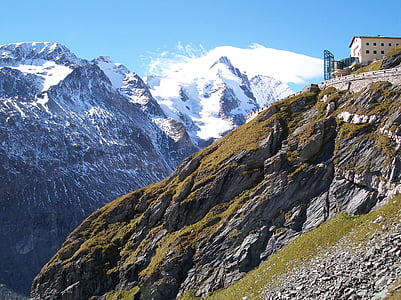Grossglockner, Austria, Alpes, glaciar de, nieve, hielo, montaña