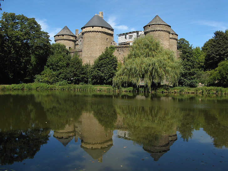 Château de lassay, Mayenne, Frankreich
