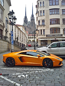 Lamborghini, Brno, samochód wyścigowy, Samochody, Pojazdy, Silniki, Samochody