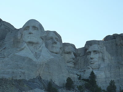 Mountain, Mount rushmore, Memorial, George washington präsidentenköpfe, Abraham lincoln, USA, USA