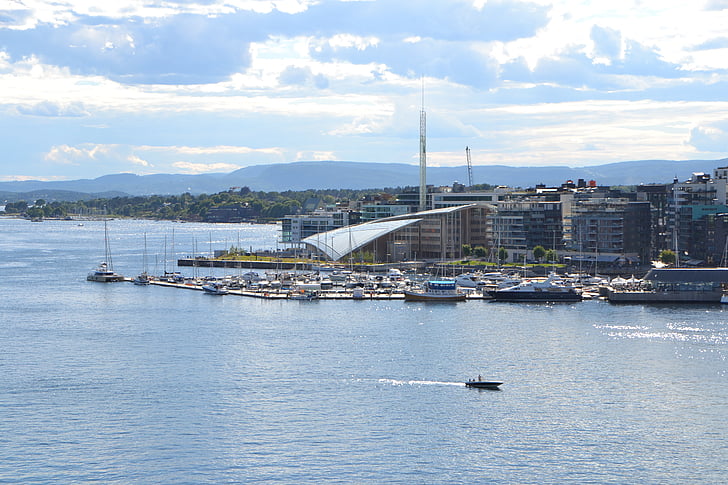 Oslo, Norge, port, Oslofjorden