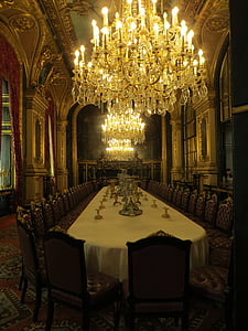 Louvre, ornato, Parigi, Francia, Napoleone, Sala da pranzo, camera