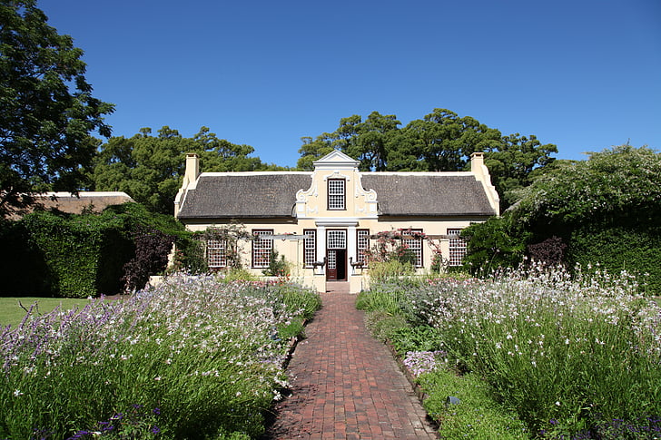 Villa, casa senhorial, Propriedade., Casa, África do Sul, Ver gel de gene, entrada