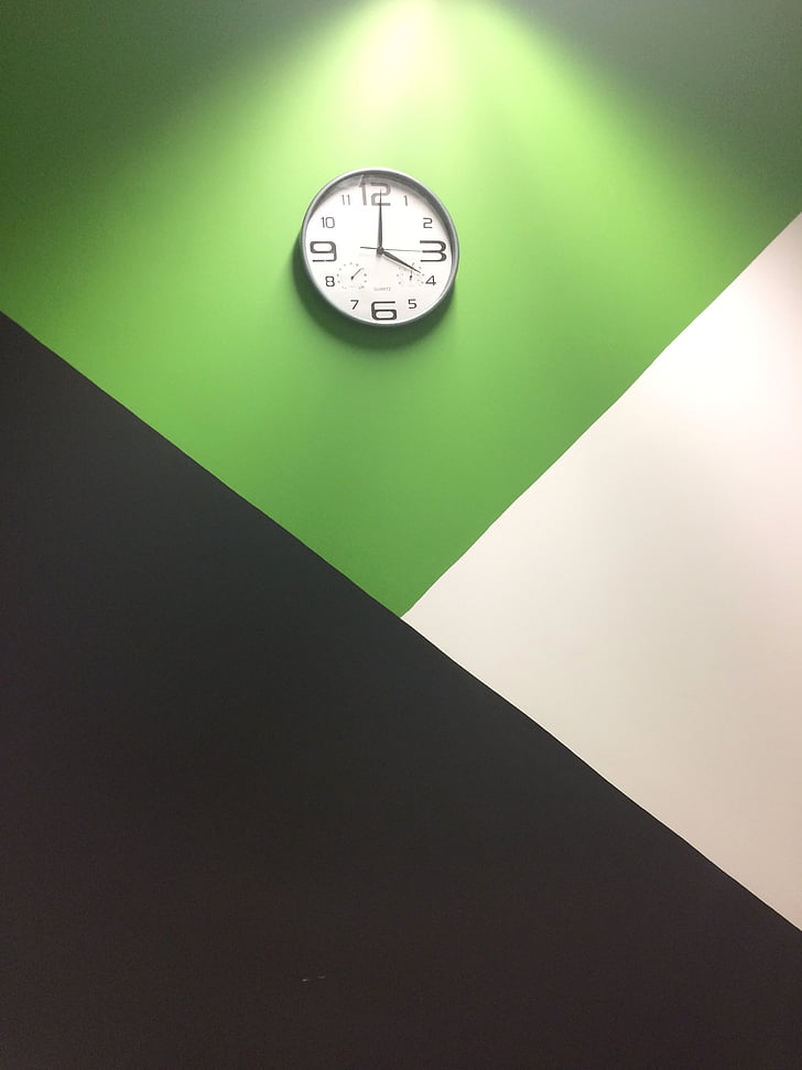 clock on the wall, clock, centrepiece, overlap