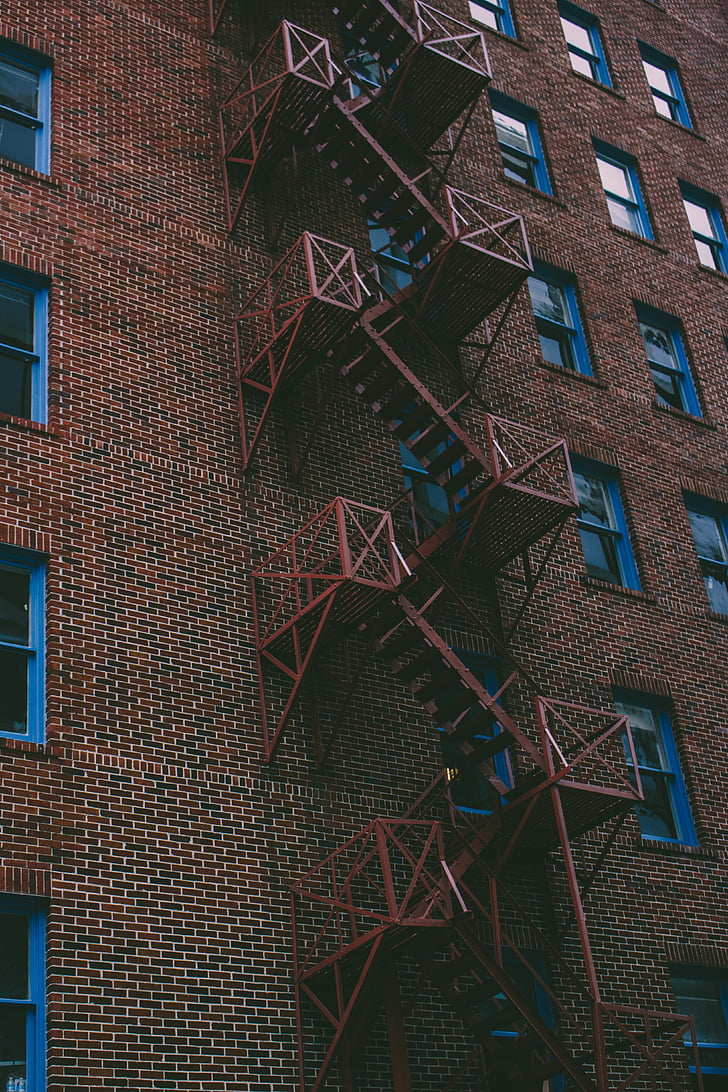 fire escape, stairs, apartment, dwell, dwelling, safety, escape