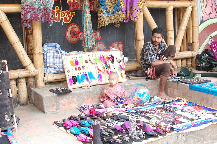 Ecuador, Lomas, niño, Avatar, artesanías, colores, personas