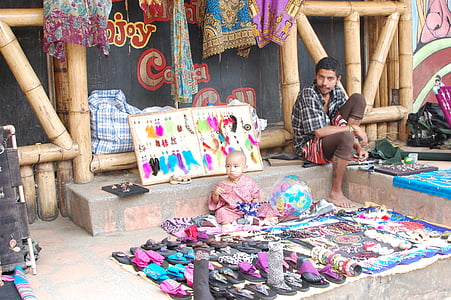 Ecuador, Hügelchen, Kind, Avatar, Handwerk, Farben, Menschen