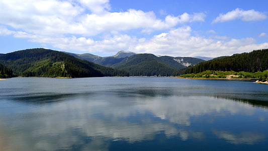 bolboci, Lake, Bucegi, maastik, mäed, taevas, Euroopa