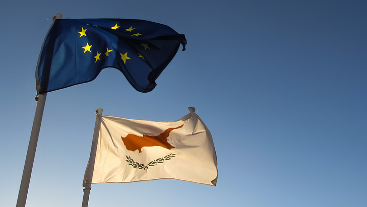 Chypre, union européenne, l’Europe, pays, Union européenne, drapeau, symbole