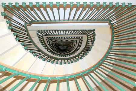 vaucquois, escalier, Mémorial américain, architecture