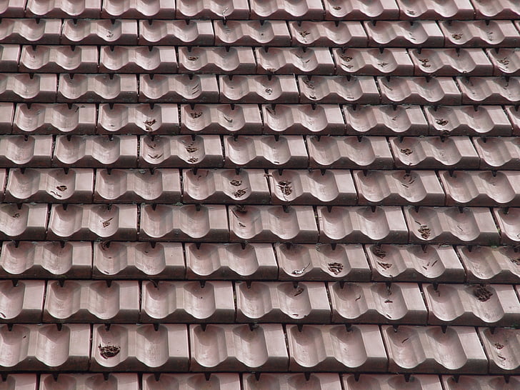 tiled roof, wallpaper, roof, roofing cladding, red, roof Tile, architecture