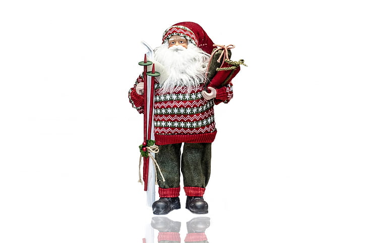 santa, toy, christmas, claus, doll, father, close-up