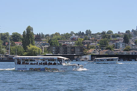 Seattle, Washington, Unione di lago, suono di Puget, centro città, città, nord-ovest
