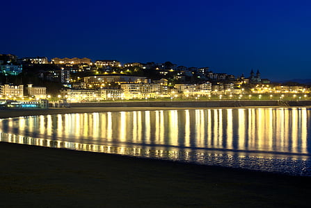 Conchan lahdelle, San Sebastián, valot, Kohokohdat