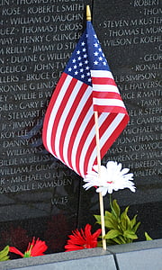 commemoration, washington, flag, usa, flag of the united states, america, war
