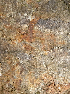 textúra, Rock, skalné steny