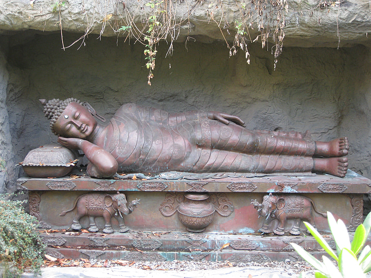 Buda, religión, estatua de, Asia, budismo, Botanika bremen
