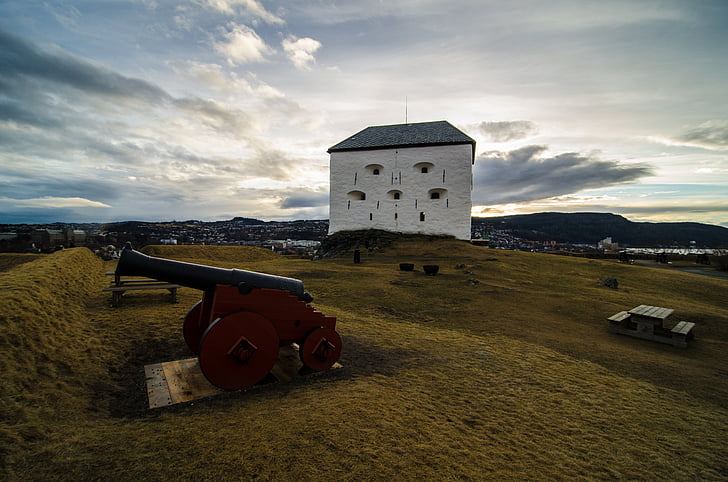stavbe, topovi, arhitektura, Norveška