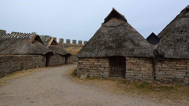 historialliset rakennukset, Celtic ratkaisu, Keltit, eketorps borg, Kalmari, Village, Arkeologia