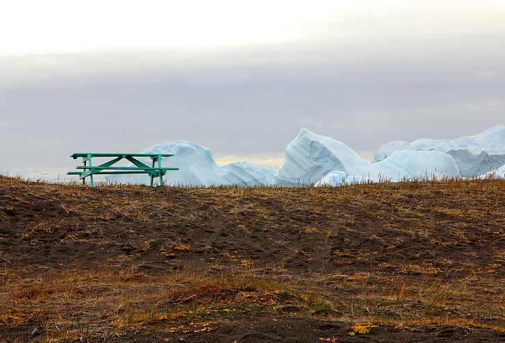 Panca, resto, Iceberg, sedersi, Visualizzazioni