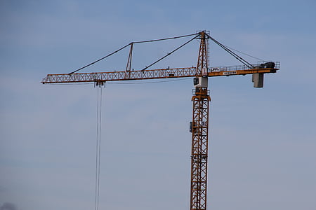 Crane, būvniecība, Lift, paaugstināt, darbavietā, smagie