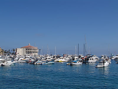 Casino, Catalina, California, vode, otok, Avalon, Ocean