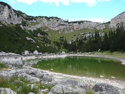 Montenegró, tó, természet, hegyek