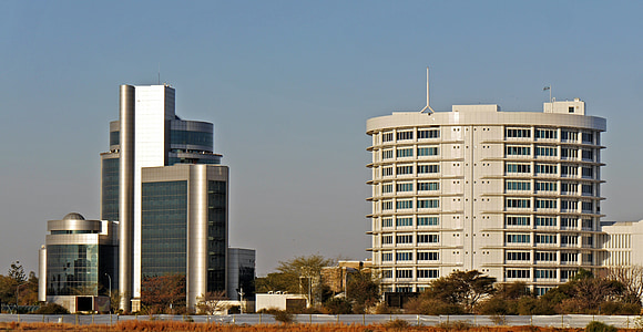 Botswana, Gaborone, arkkitehtuuri, kehitys