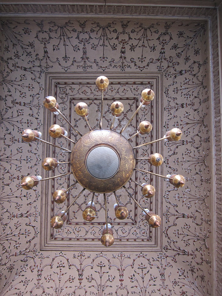 pakistan, luster, chandelier, ornament, ceiling, interior