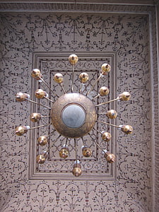 Pakistan, lustro, Lampadario a bracci, ornamento, soffitto, interni