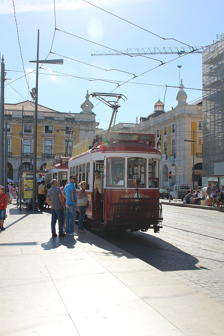 tram, elektrische tram, vervoer, vervoer, tram, verkeer, tram