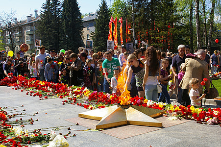 dag van de overwinning, Obninsk, de eeuwige vlam