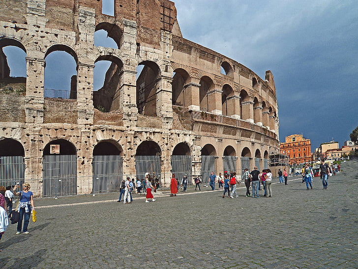 Colosseum, arkitektur, monumentala, amfiteatern, gamla tider, monumentet, gammal byggnad