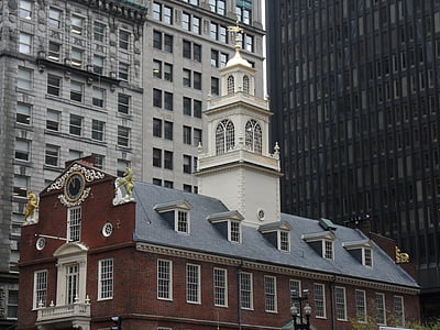 Boston, stari državi hiša, Massachusetts, dom sled