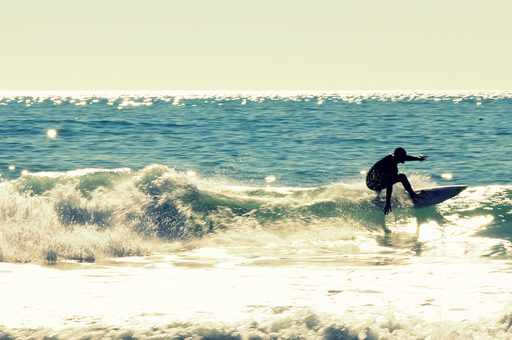 surf, esports aquàtics, Mar, sol