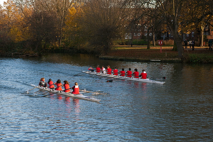 junior oarsmen, rowing boat, rowing, sports, activity, river ouze, bedford