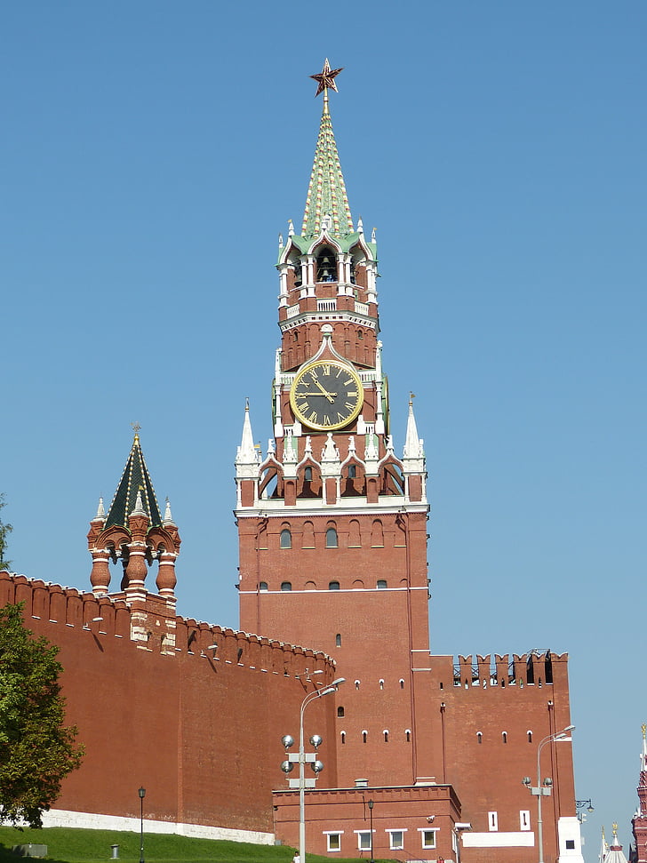 Rode plein, Rusland, Moskou, kapitaal, historisch, het platform, Kremlin