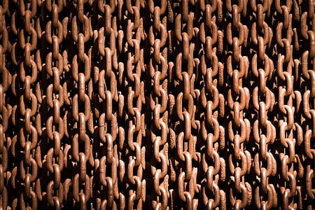 Chain, Rust, Past, Bondage, History, large group of people, food and drink