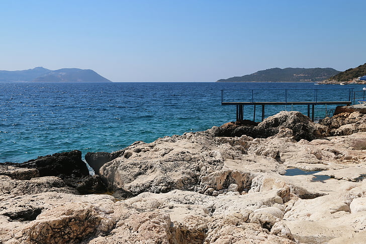 Sfoglia, scudo, Antalya, Turchia, vista sul mare, Marine, solare