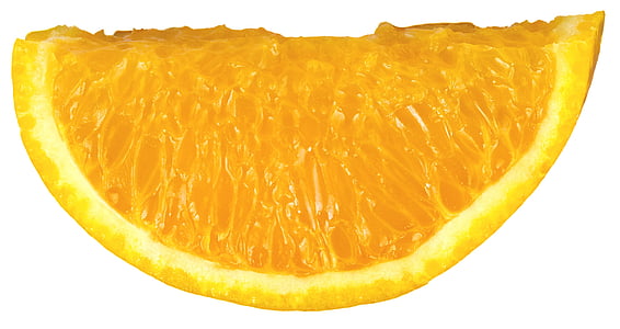 fruit, orange, orange slice, food, white background, sweet, vitamin