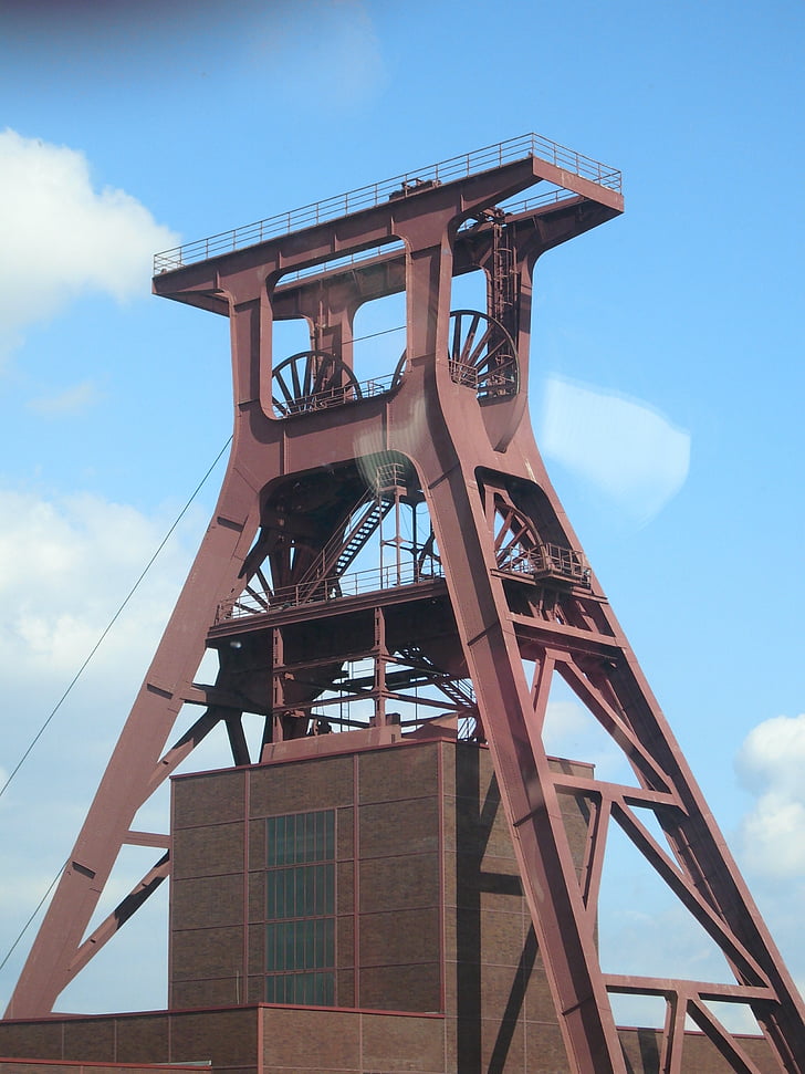 headframe, мина, ядат, бил, Zollverein, промишленост