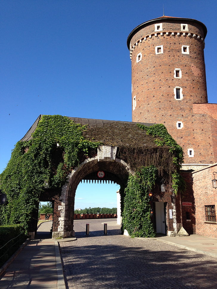Wawel, Castle, Krakkó, emlékmű, Lengyelország, a Múzeum, építészet