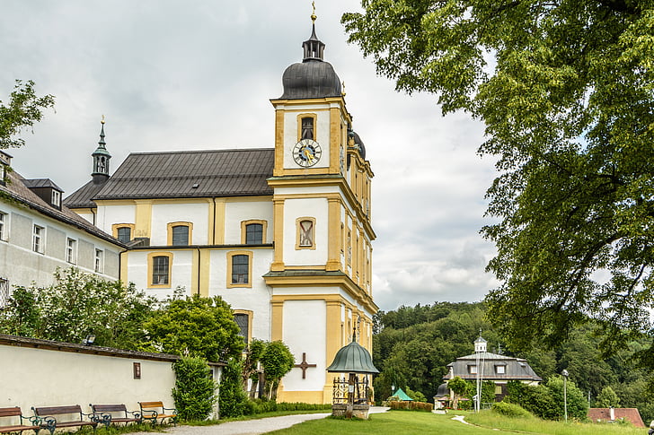 Maria plain, plainberg, Nhà thờ, Nhà thờ hành hương, kiến trúc Baroque, nơi hành hương, Nhà thờ hành hương