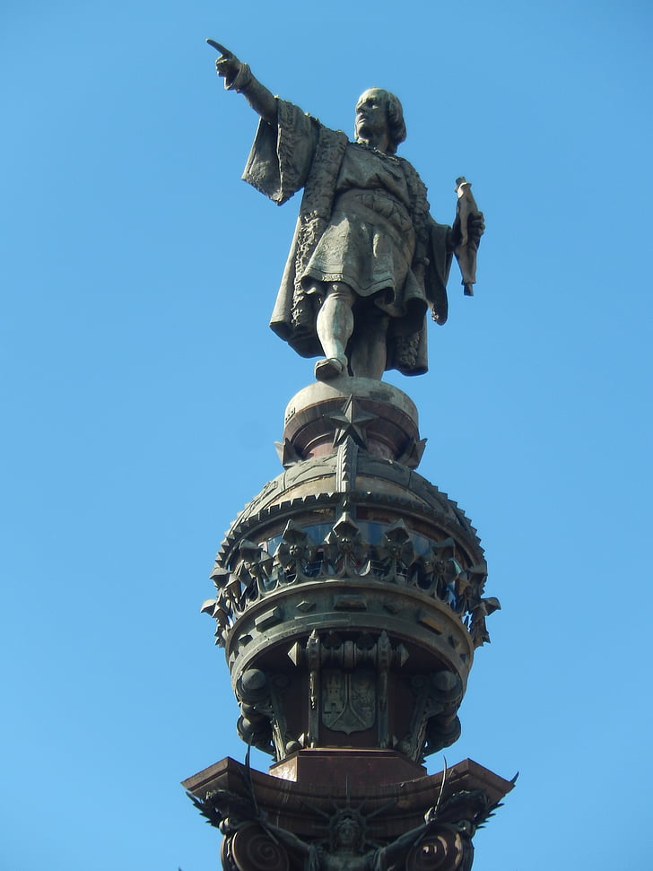 Christopher colombus, szobor, Barcelona