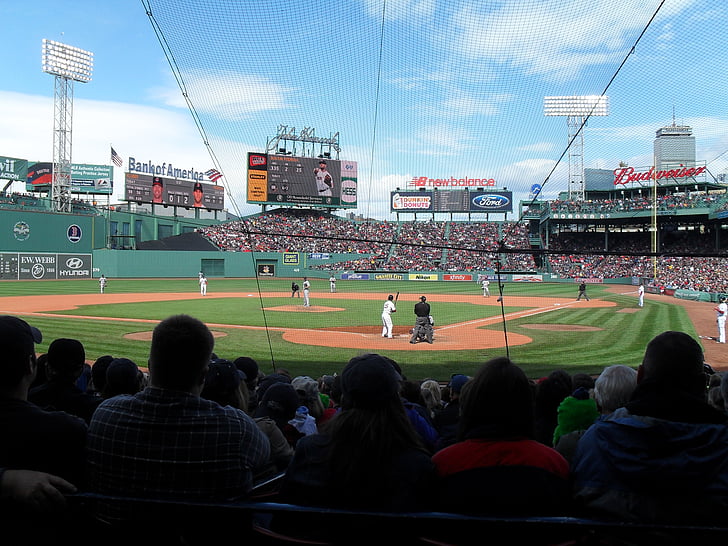 baseball, sport, stadion, publikum, League, Boston, batter