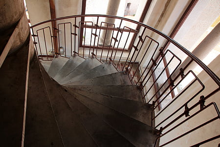 escadas, surgimento, gradualmente, escadaria, arquitetura, ascensão, gradualmente a arquitetura