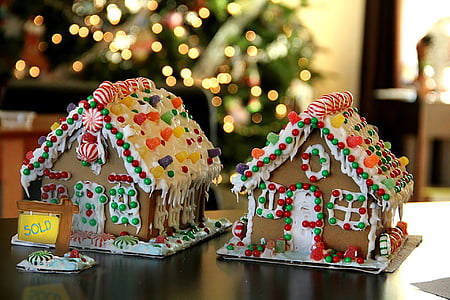 gingerbread, tatil, Noel, ev, zencefil, tanımlama bilgisi, Dekorasyon