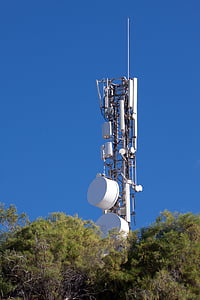 telecommunications mast, radio mast, communication, antenna, reception, news, sky