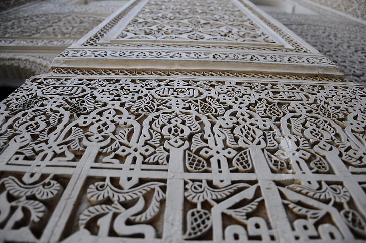 morocco, pattern, wall, wall patterns, history, full frame, no people